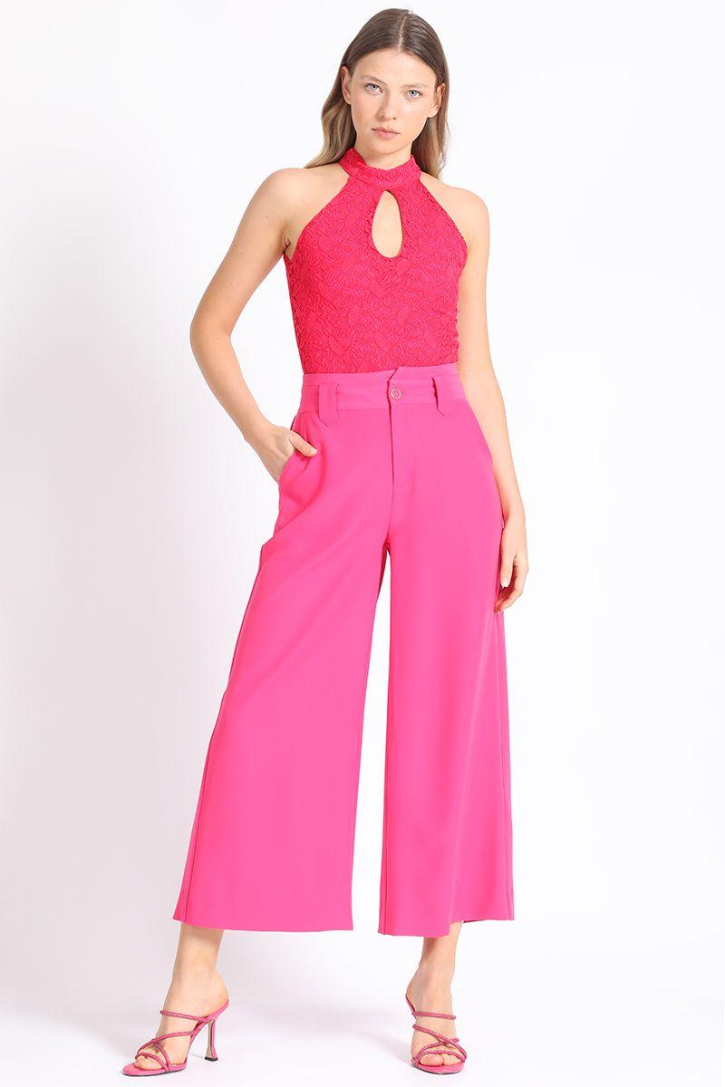 Top Halter Fucsia Liola-1
