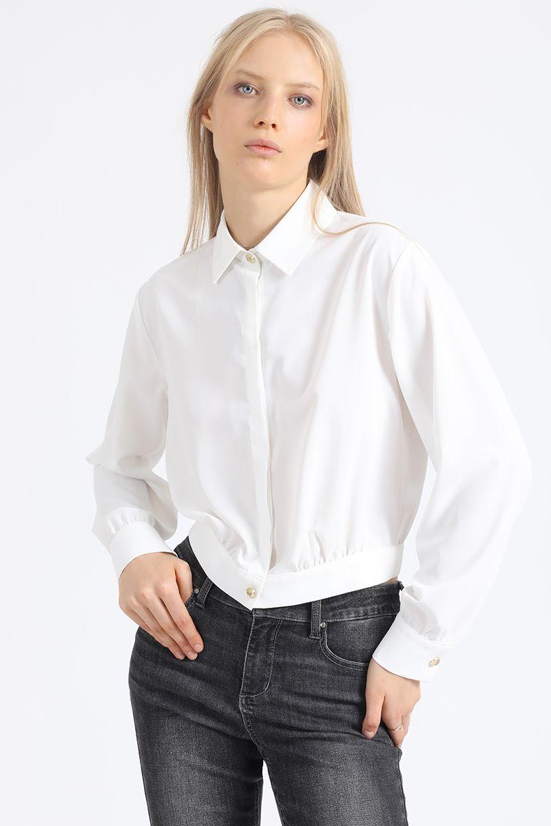 Blusa Crop, Crudo Liola-0