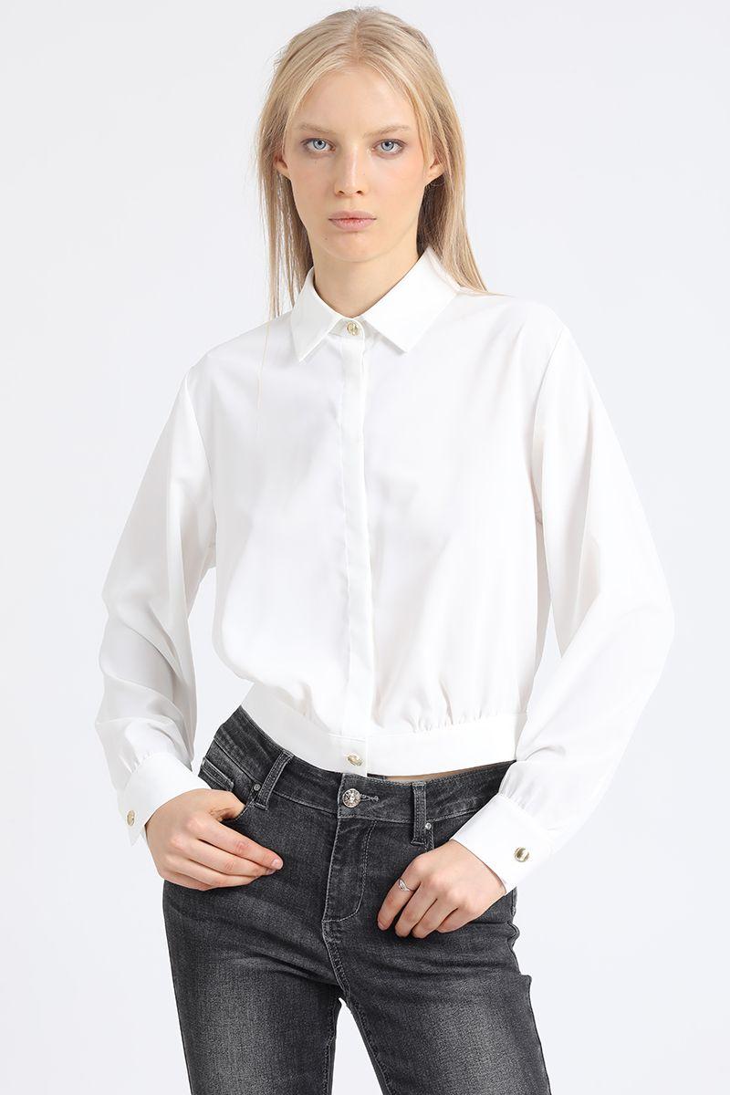 Blusa Crop, Crudo Liola-2