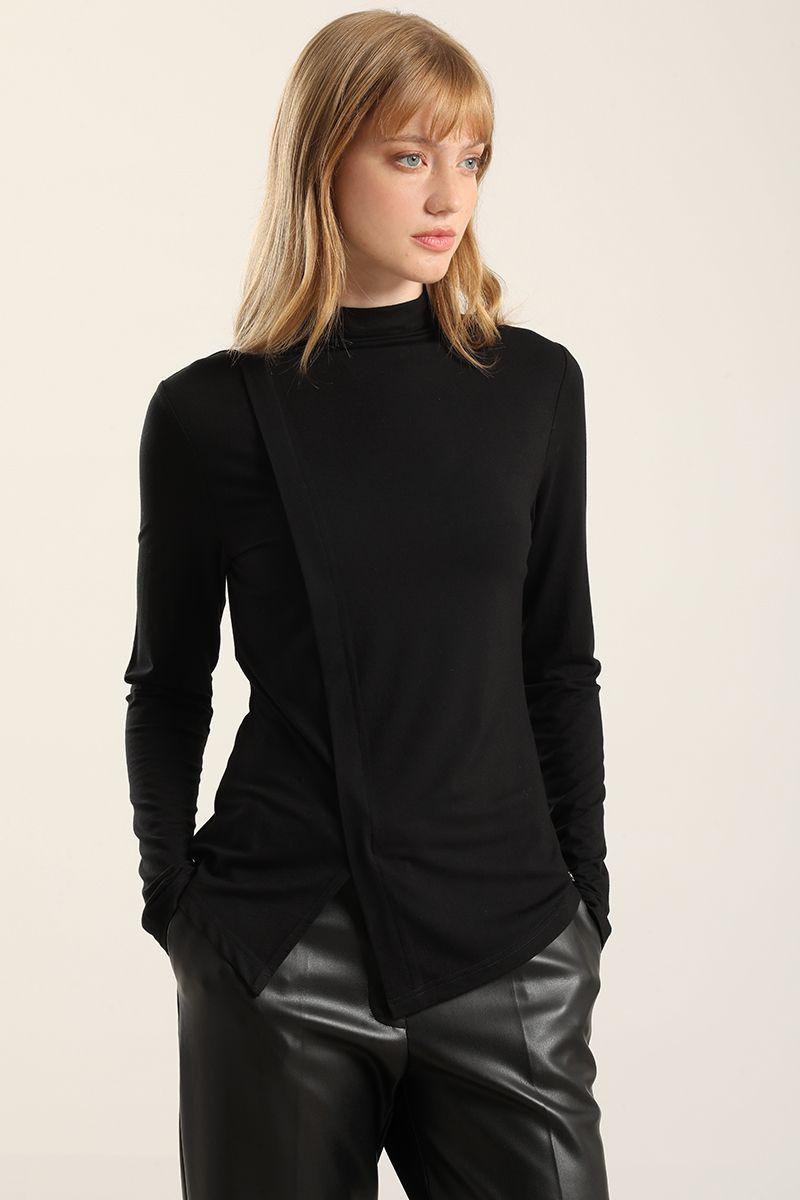 Top Abertura Pasada Asimetrica, Negro Liola-2