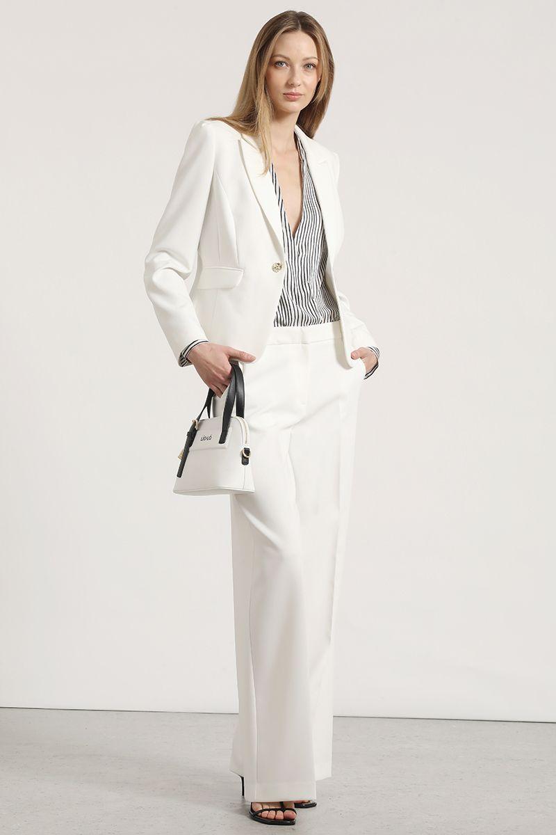 Blazer entallado Liola mujer crudo-1