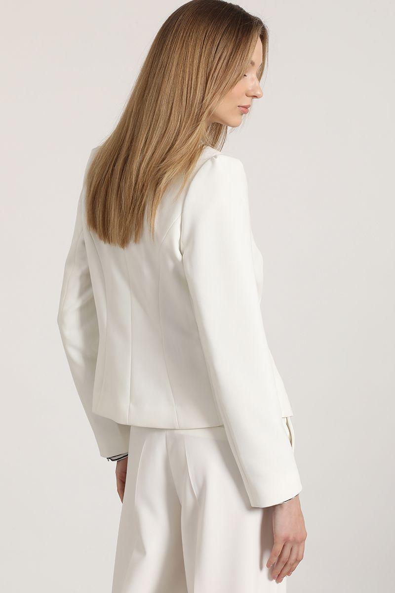 Blazer entallado Liola mujer crudo-3