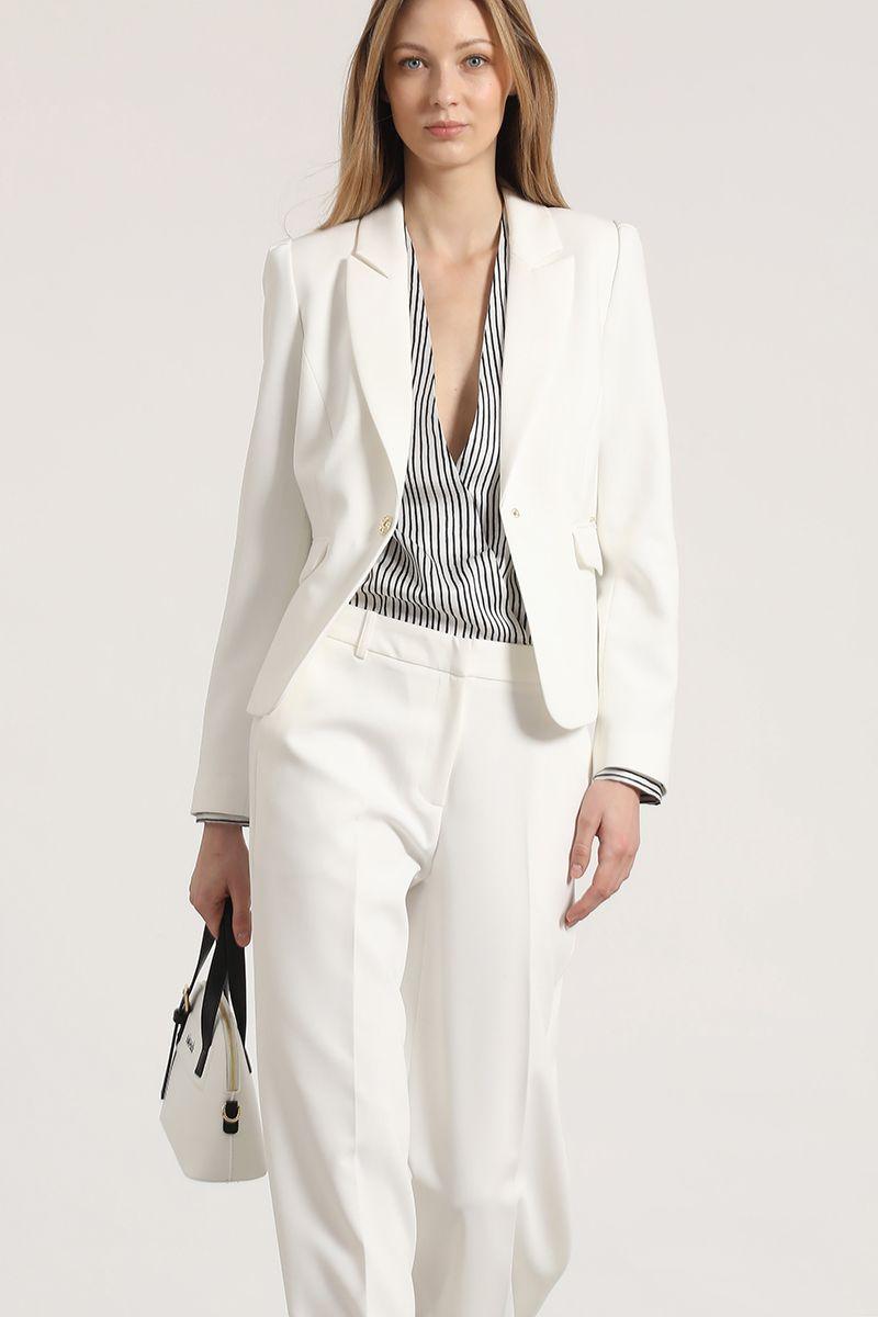 Blazer entallado Liola mujer crudo-5