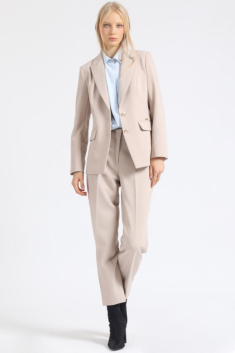 Blazer Basico Entallado, Beige Liola-5