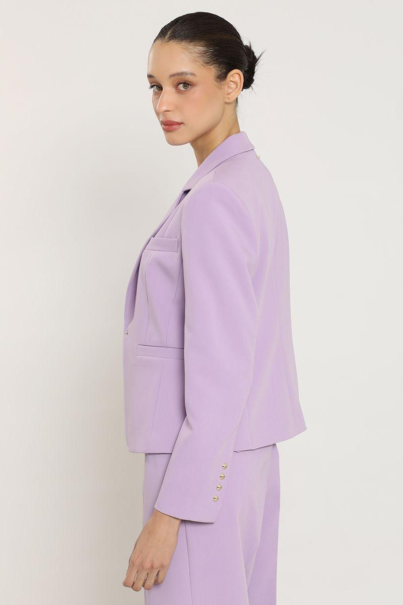 Blazer basico entallado, lila Liola-6