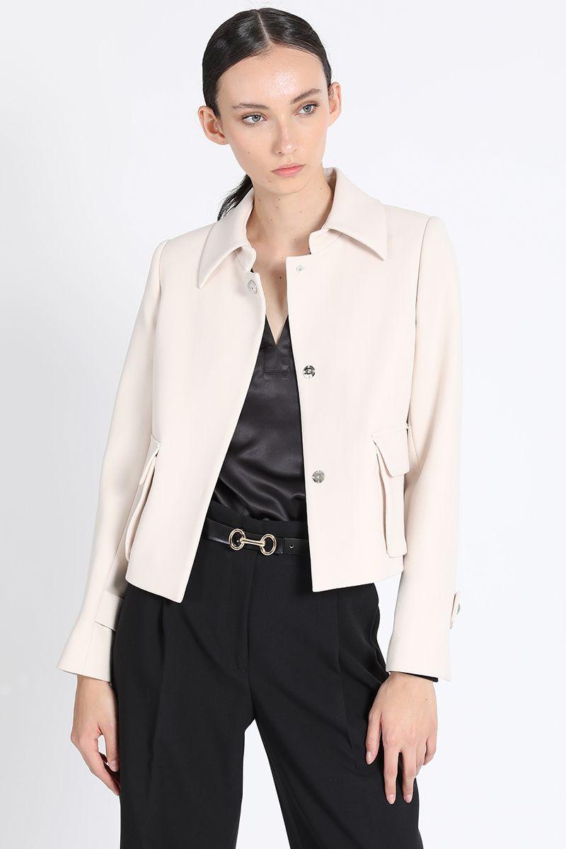 Chaqueta Corta Cargo, Crudo Liola-3