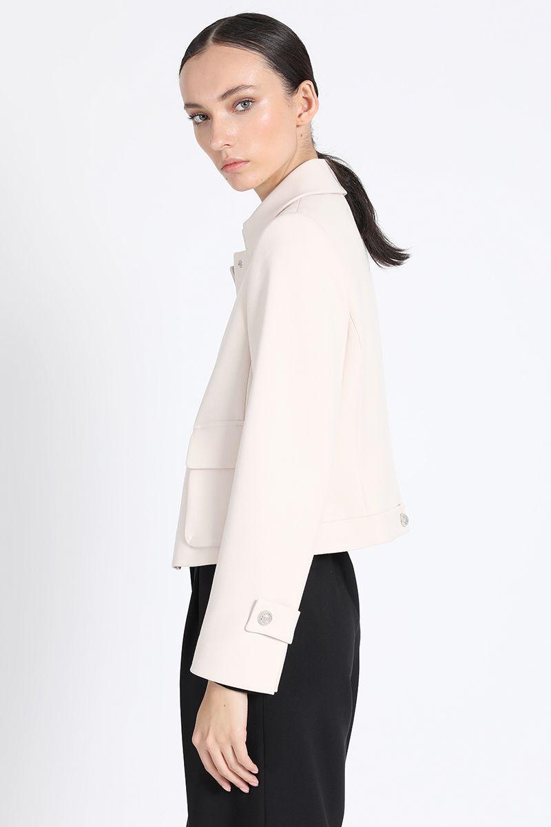 Chaqueta Corta Cargo, Crudo Liola-4