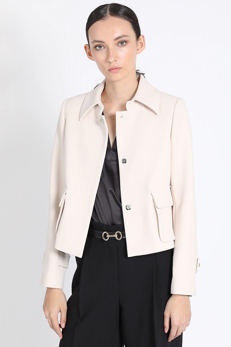 Chaqueta Corta Cargo, Crudo Liola-5