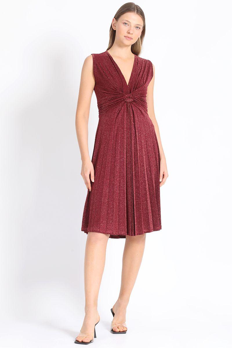 Vestido Midi Vino Liola-1