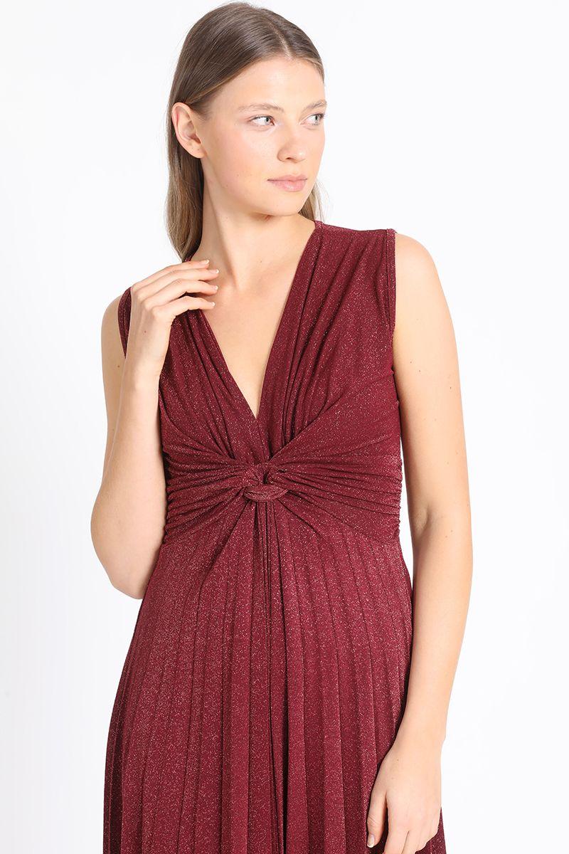 Vestido Midi Vino Liola-4