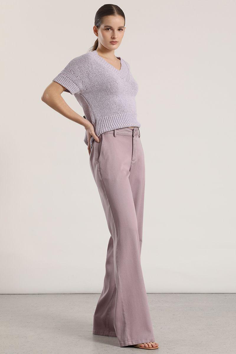 Pantalón palazzo liola mujer lila-2