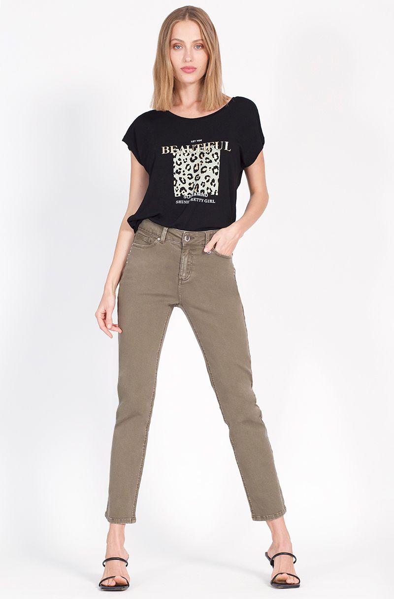 Jeans Recto Verde Liola-0