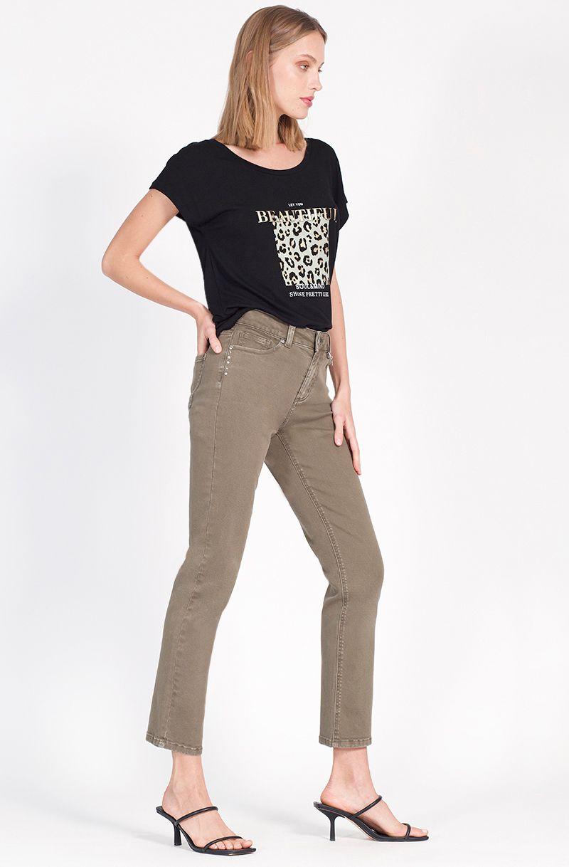 Jeans Recto Verde Liola-1