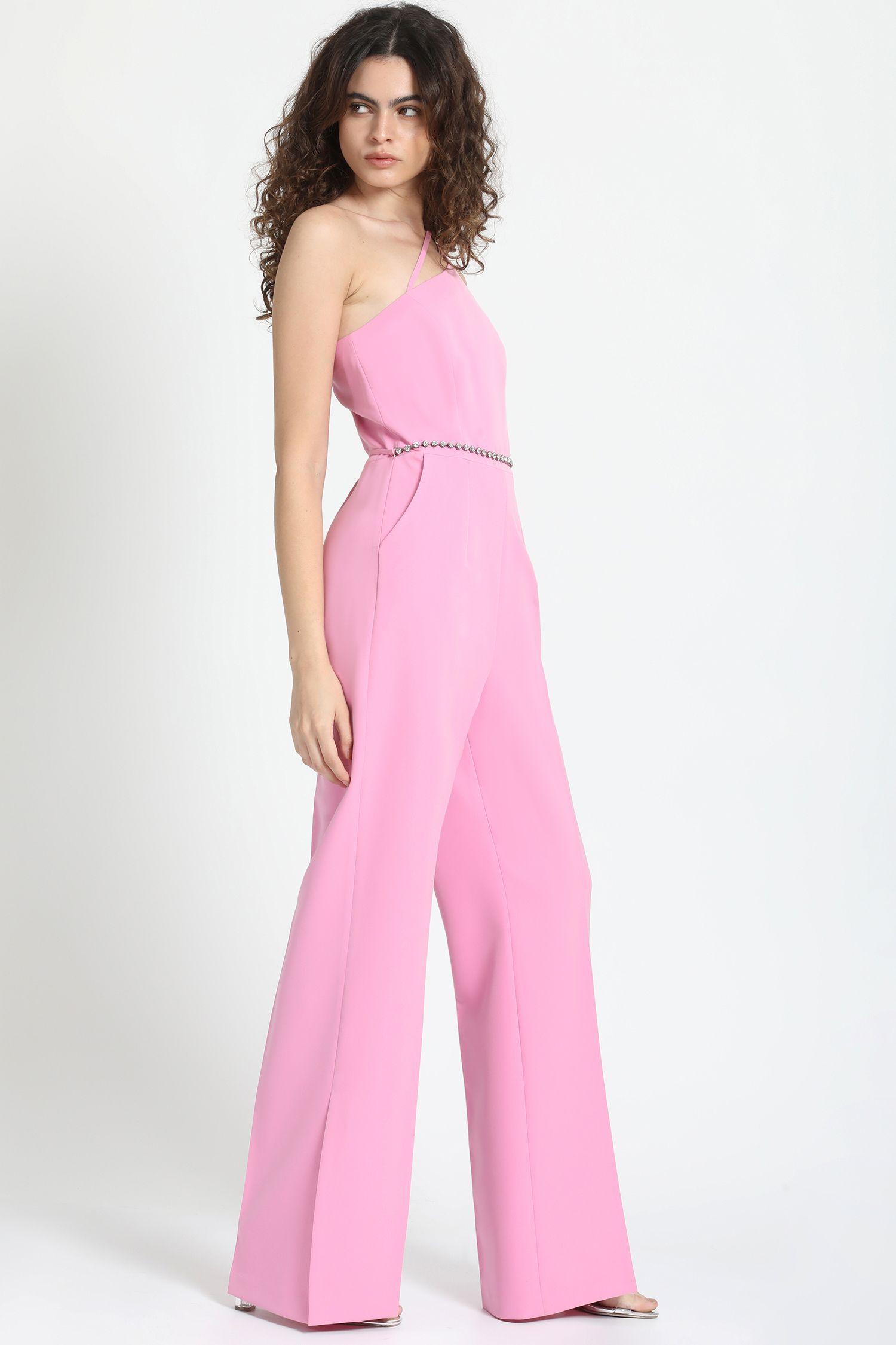 Enterito Largo Tirante Strass, Rosa Liola-0
