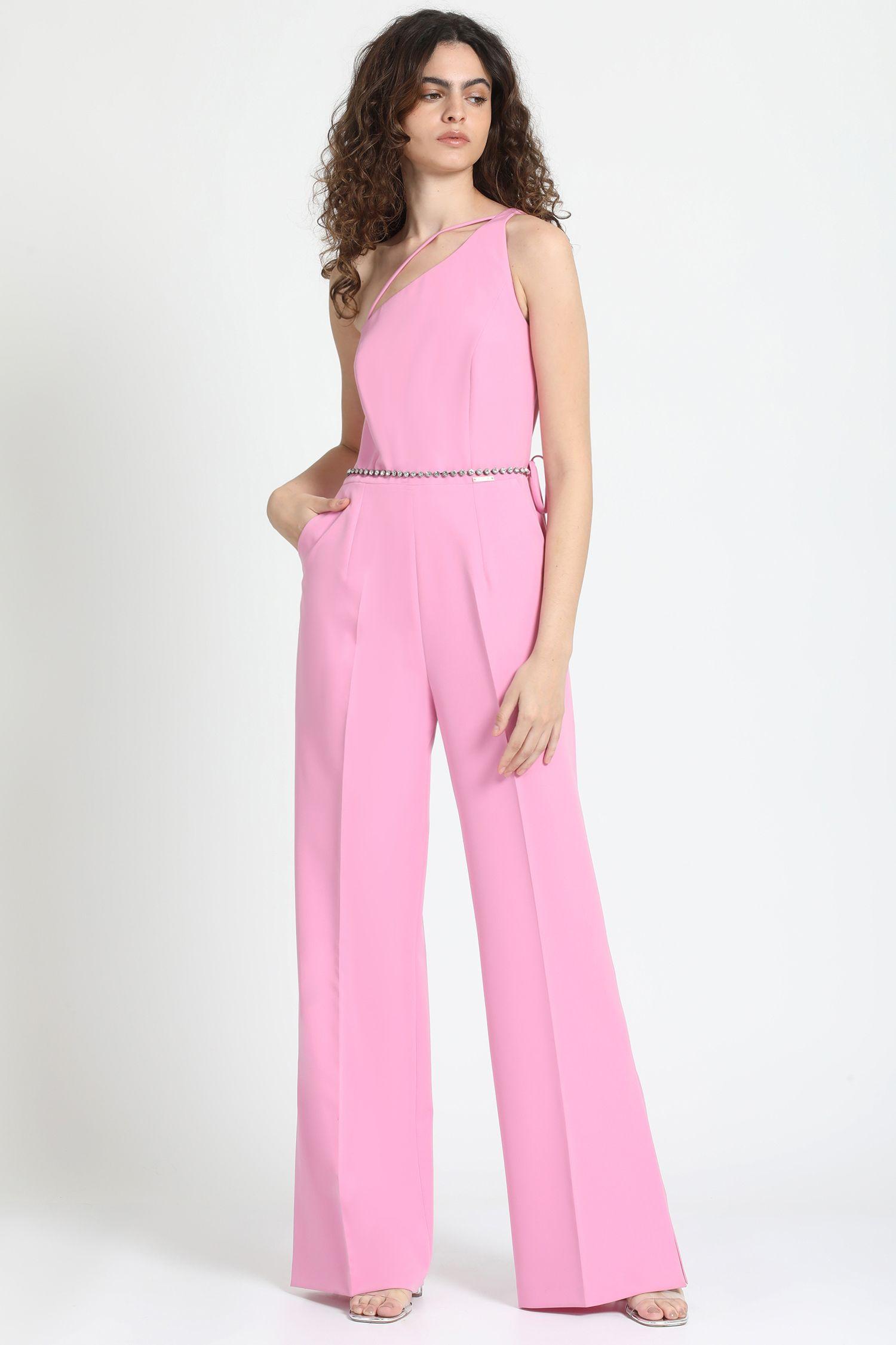Enterito Largo Tirante Strass, Rosa Liola-1