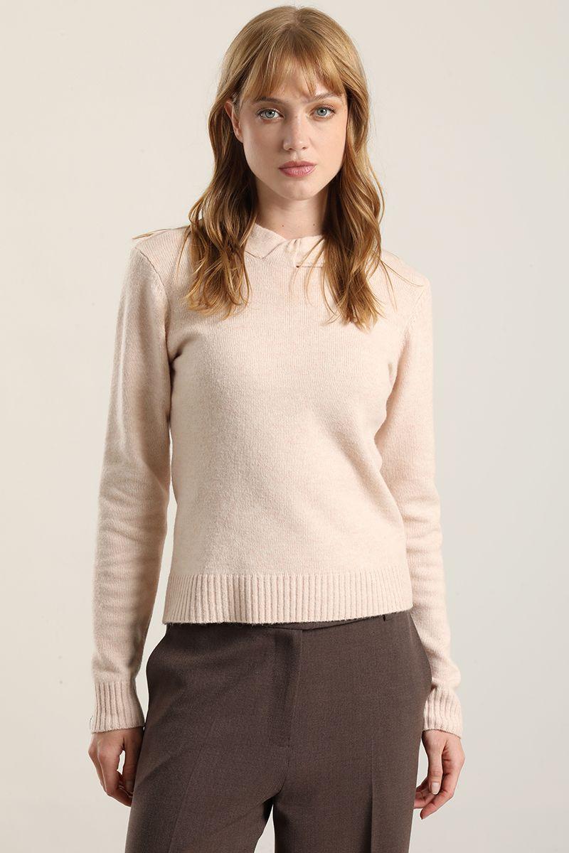 Jersey Punto Melange, Rosa Liola-3