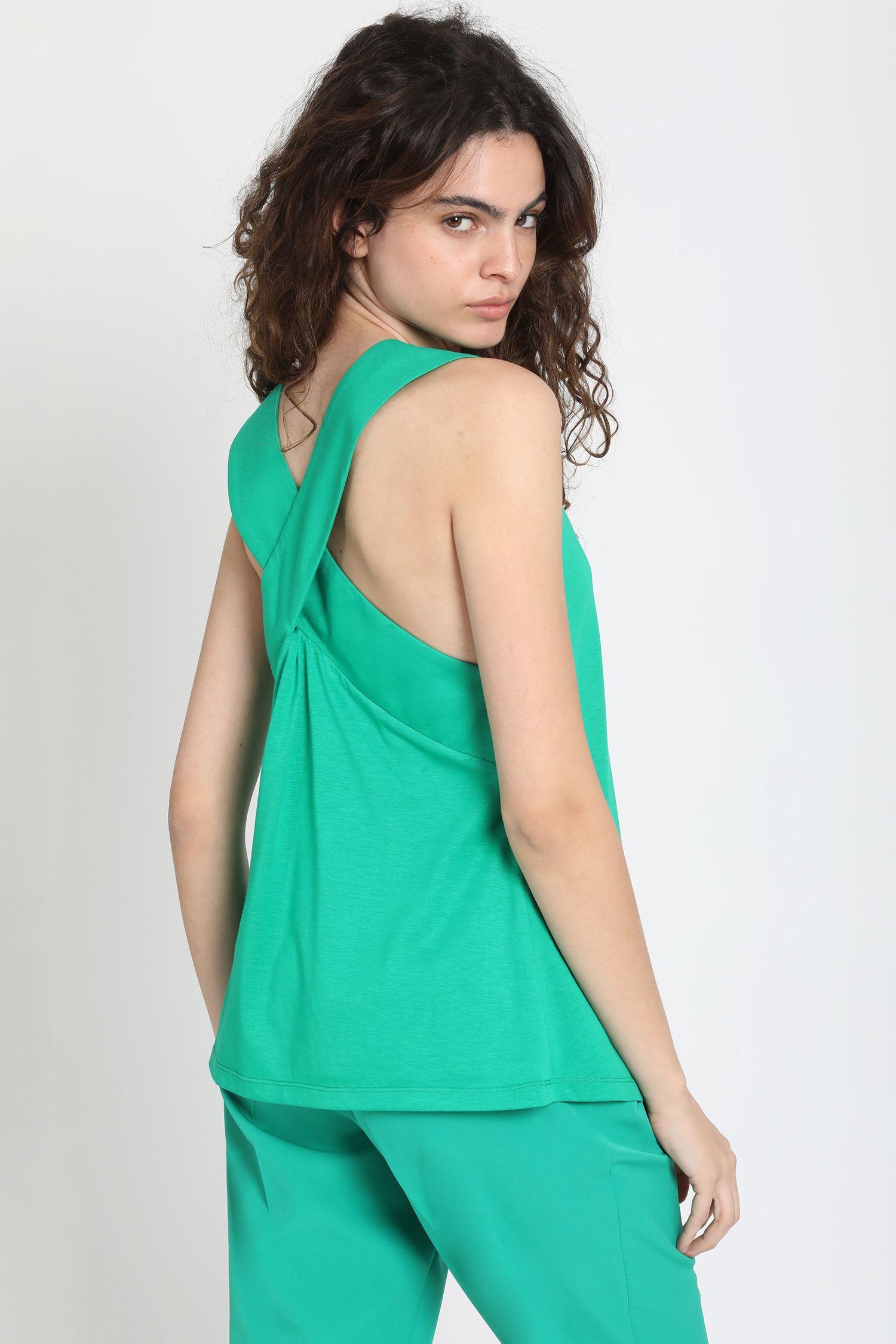 Top Tirantes Cruzados Verde Liola-2