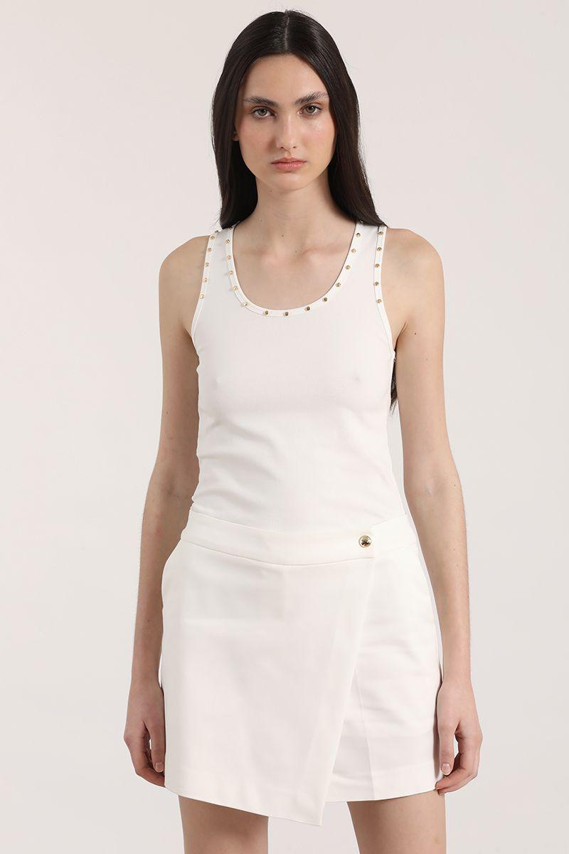 Top con tachas Liola mujer crudo-0