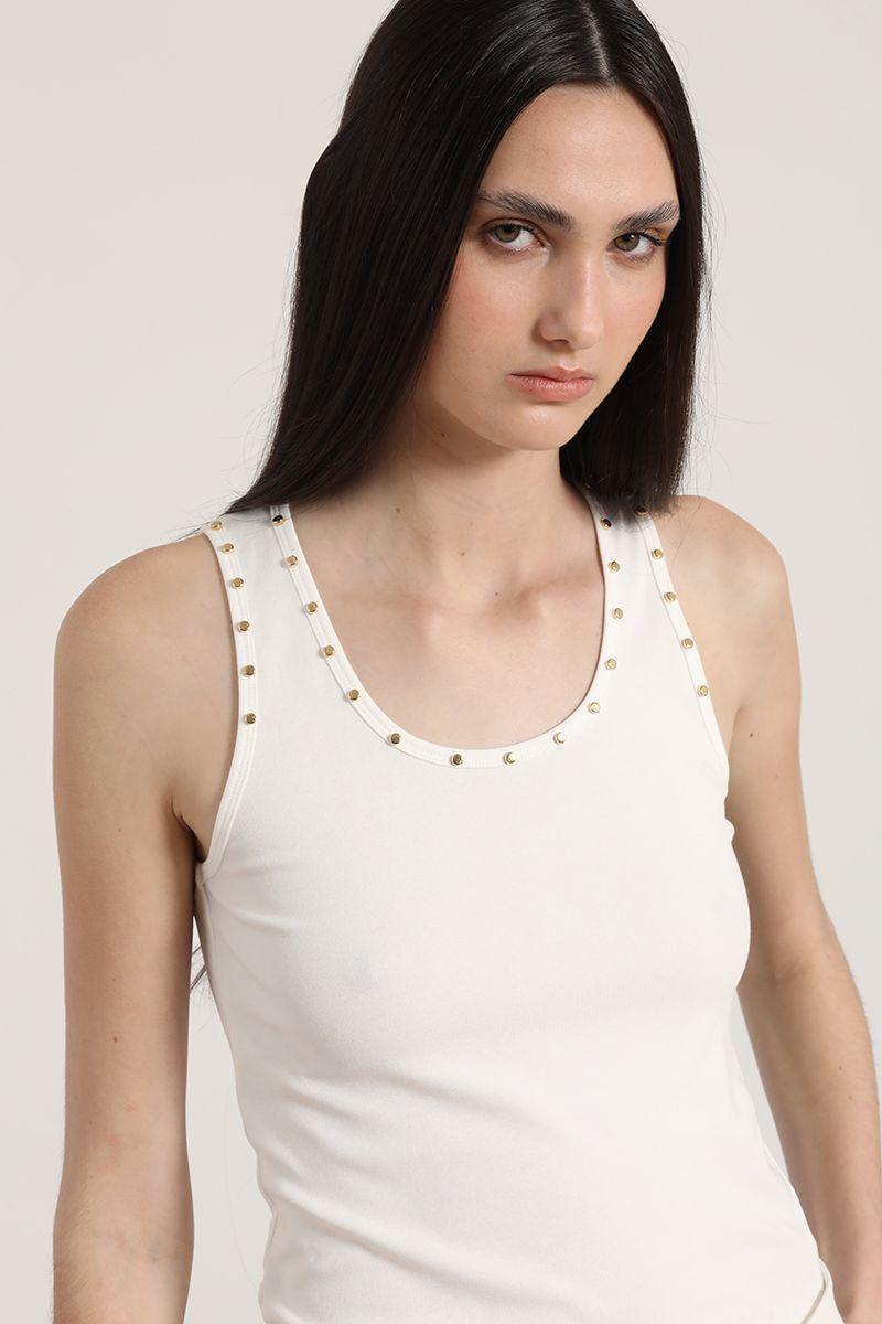 Top con tachas Liola mujer crudo-1