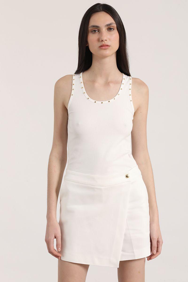 Top con tachas Liola mujer crudo-4