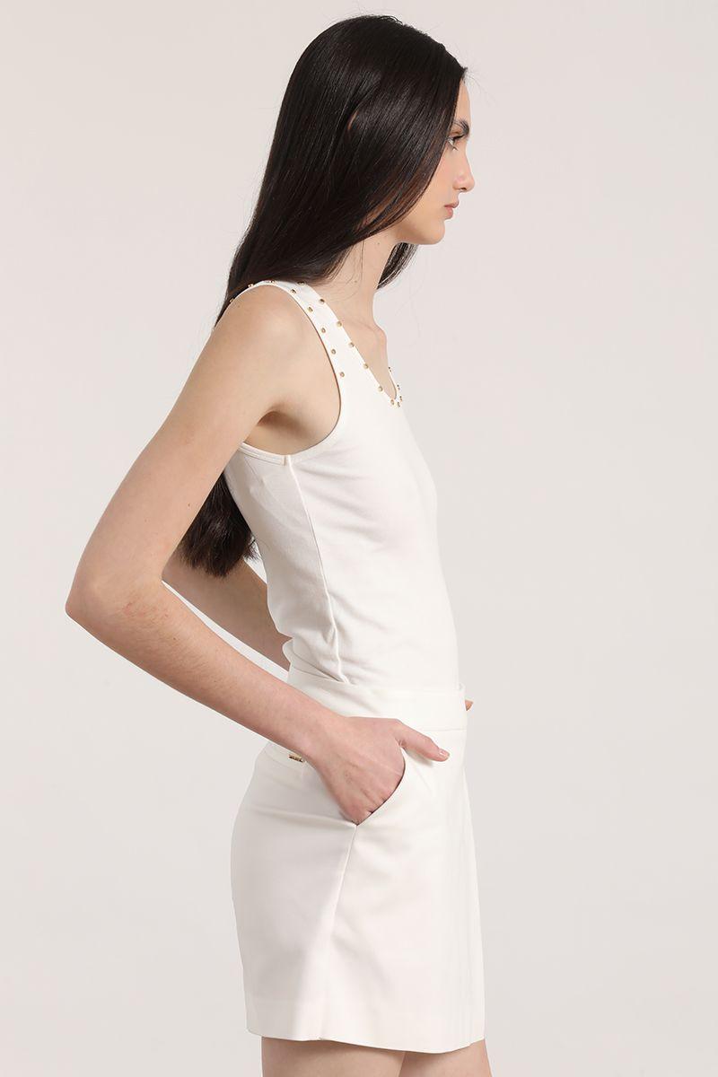 Top con tachas Liola mujer crudo-5