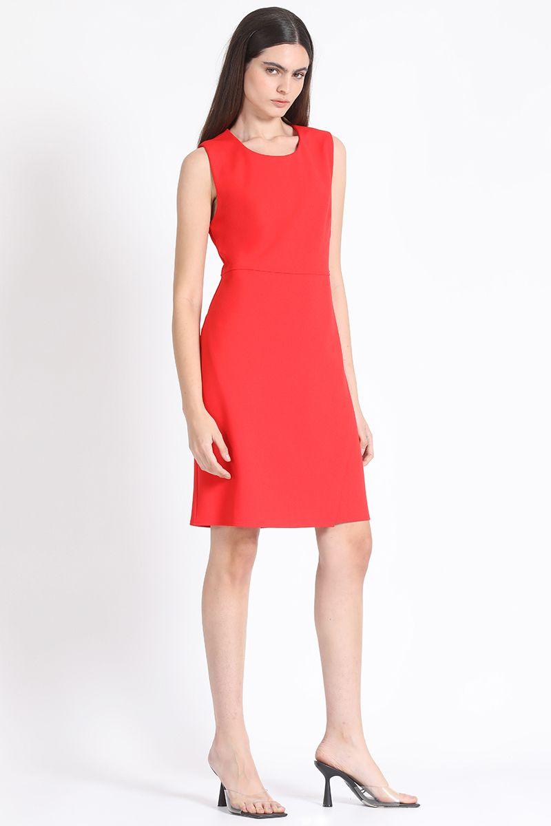 Vestido Corto Rojo Liola-0
