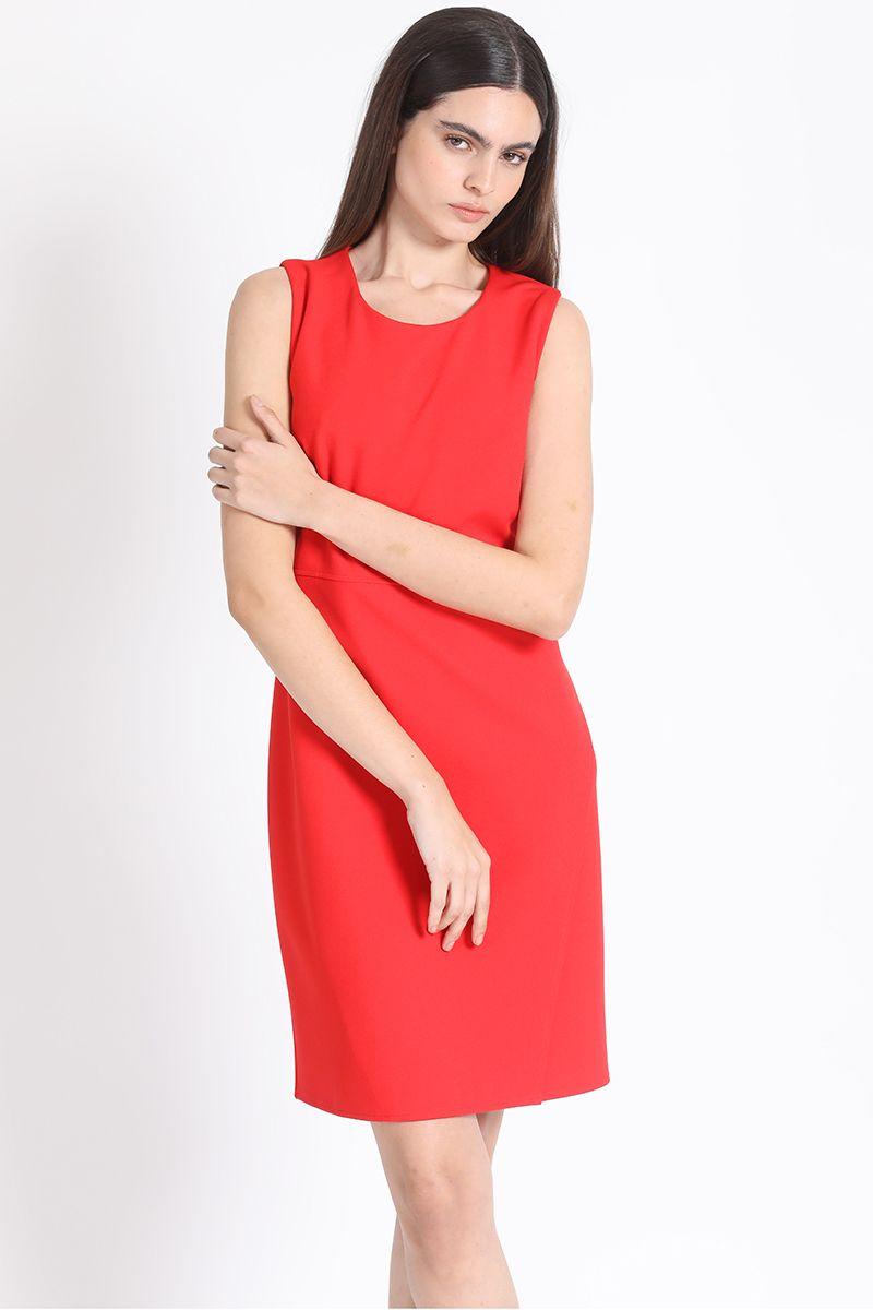 Vestido Corto Rojo Liola-1