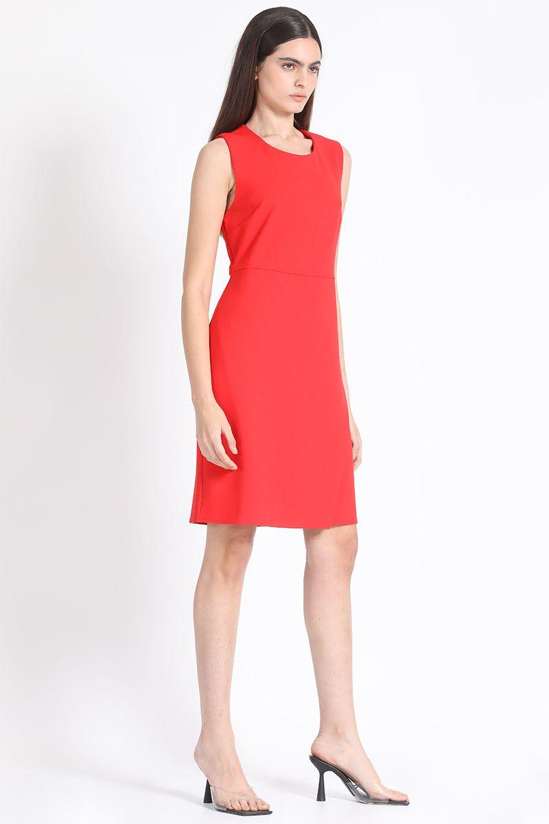 Vestido Corto Rojo Liola-5