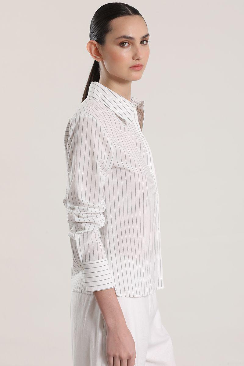Camisa algodón liola mujer crudo-2
