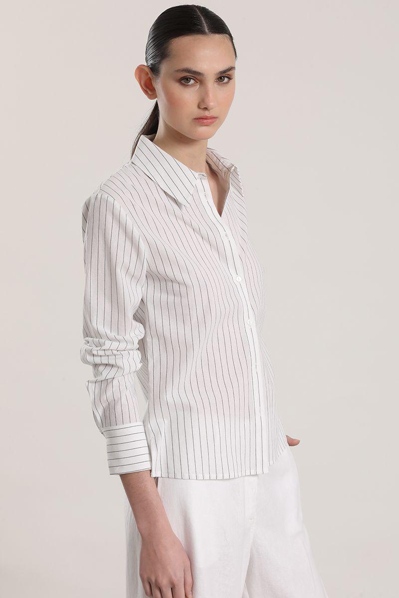 Camisa algodón liola mujer crudo-5
