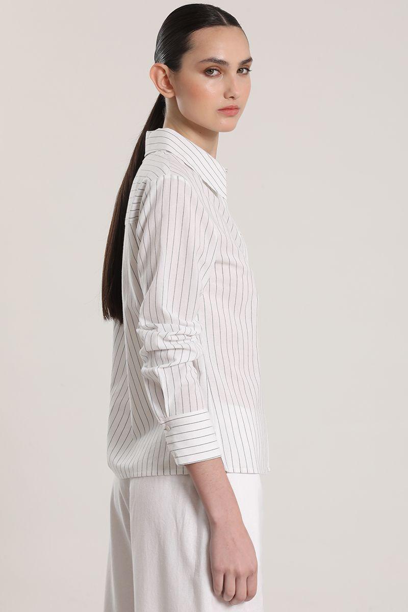 Camisa algodón liola mujer crudo-7
