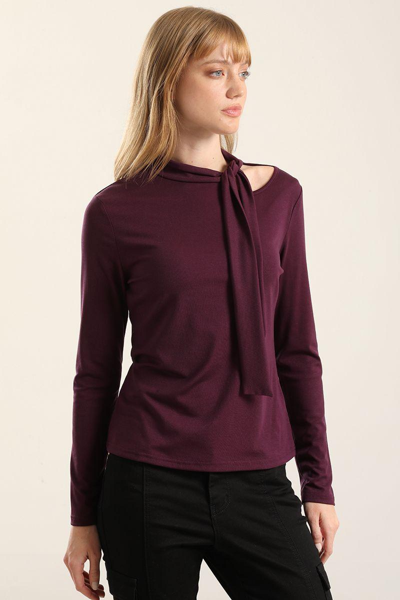 Top Cuello Fantasia Lazada, Ciruela Liola-4