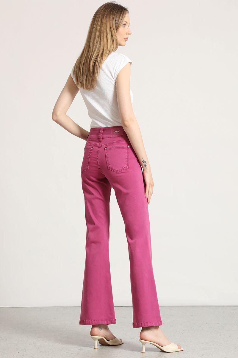 Jeans flare liola mujer violeta-4