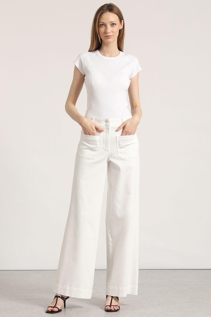 Jeans palazzo Liola mujer crudo-0