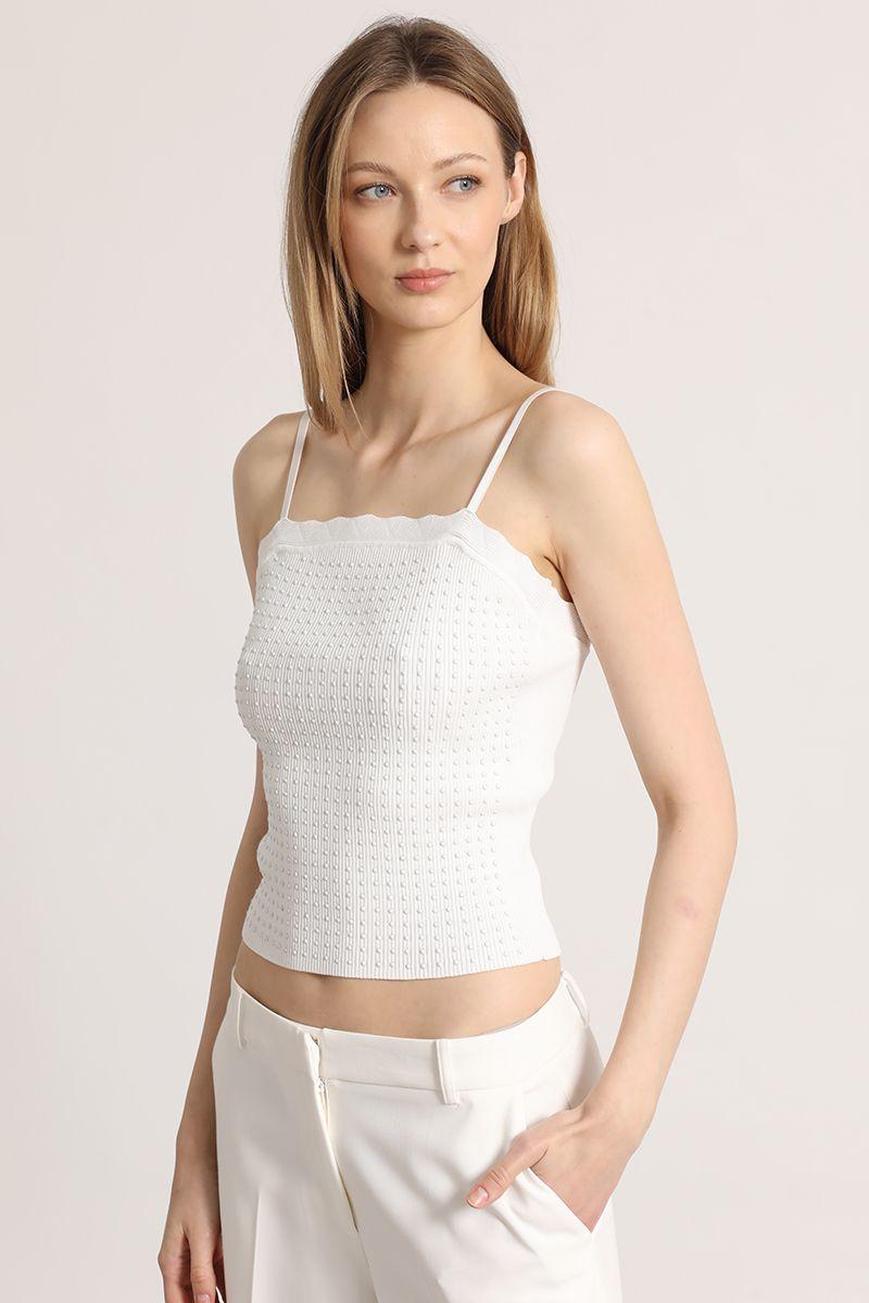 Top con tirantes Liola mujer crudo-0