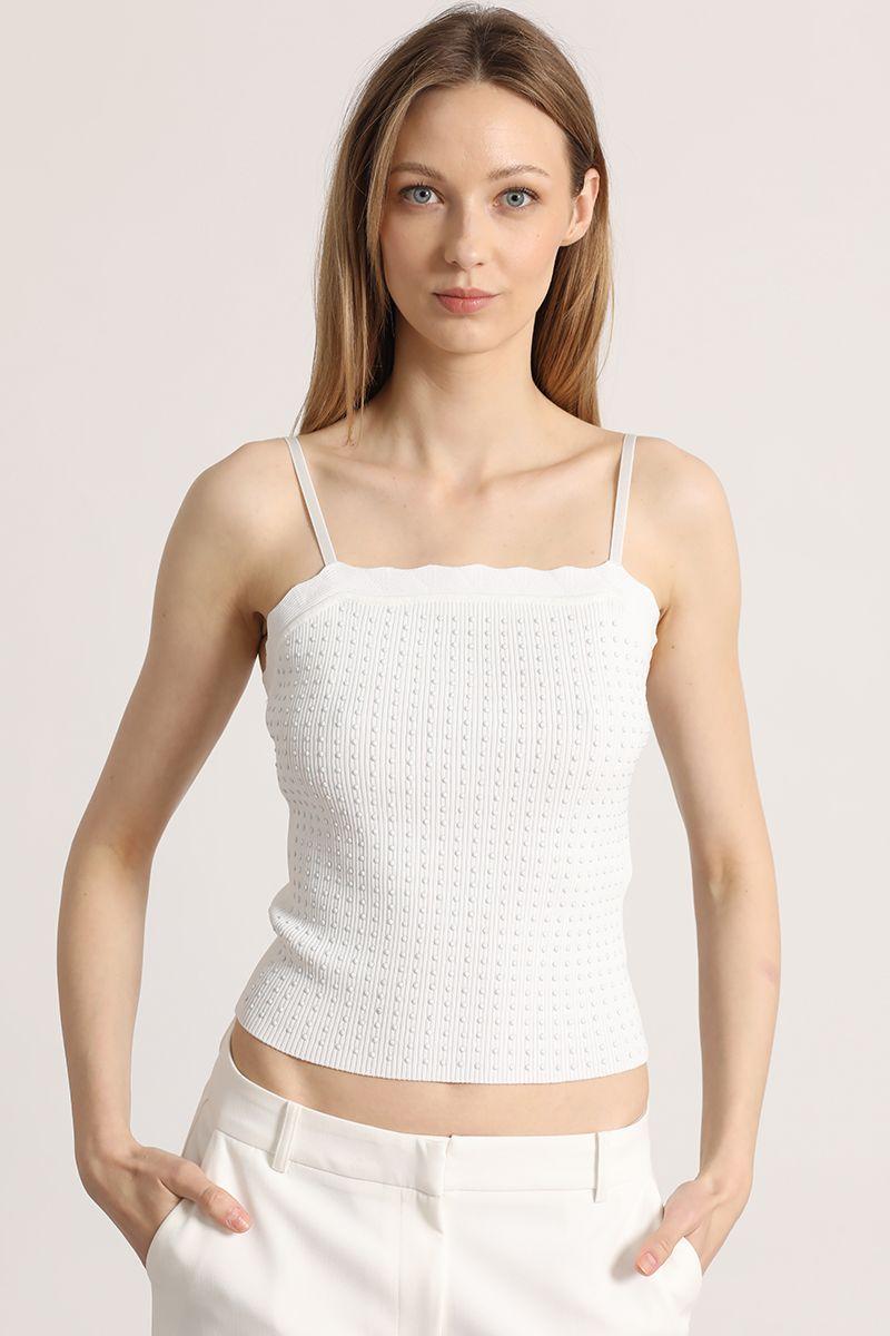 Top con tirantes Liola mujer crudo-5