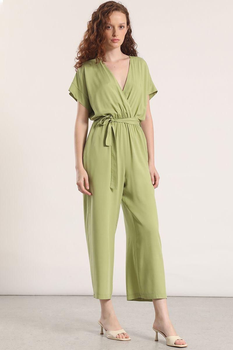 Enterito cruzado Liola mujer verde-3