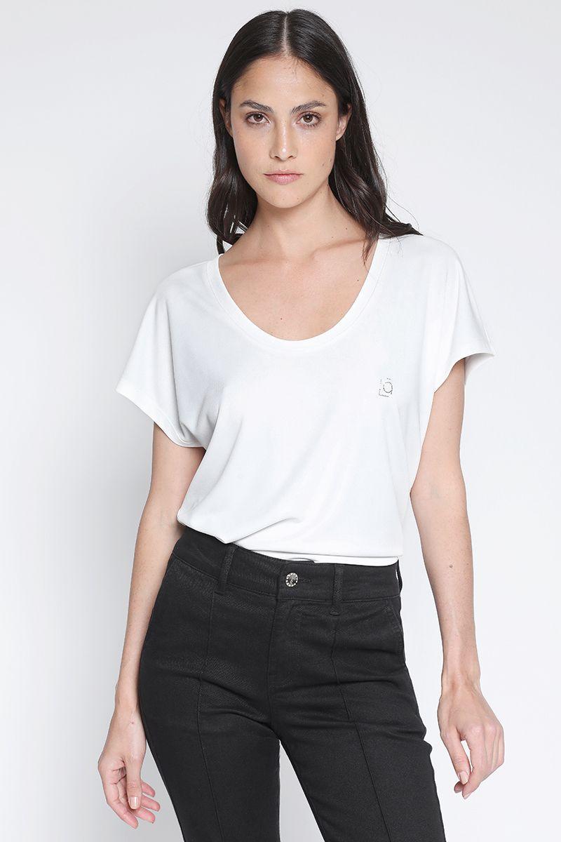 Polera Basica Logo Crudo Liola-0
