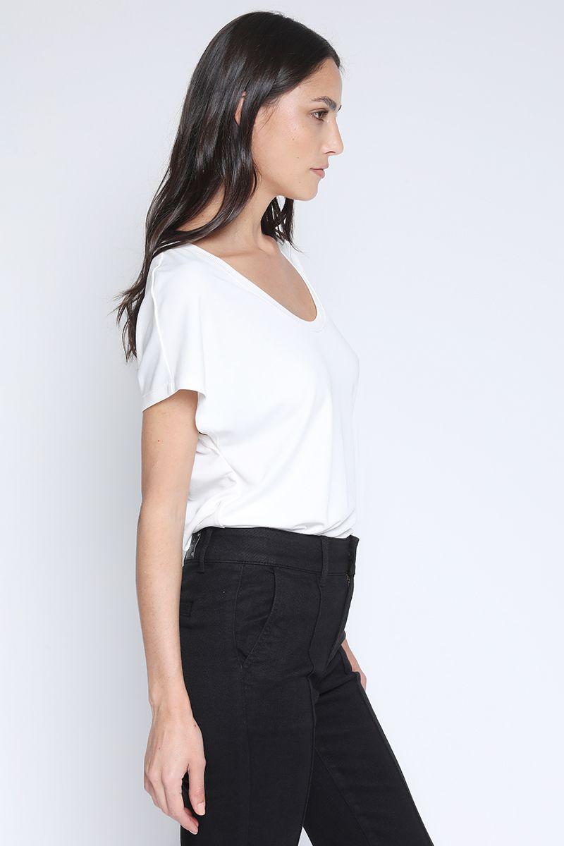 Polera Basica Logo Crudo Liola-1