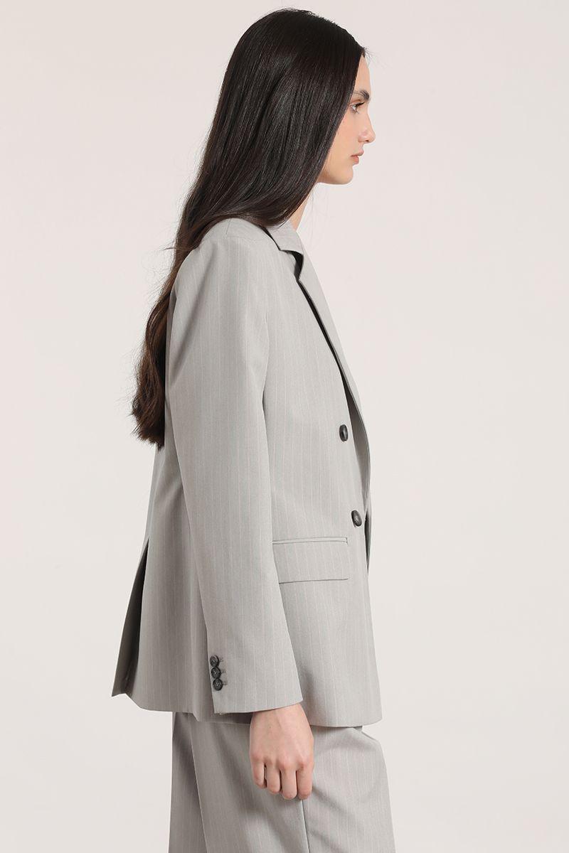 Blazer entallado cruce Liola mujer rosa-3