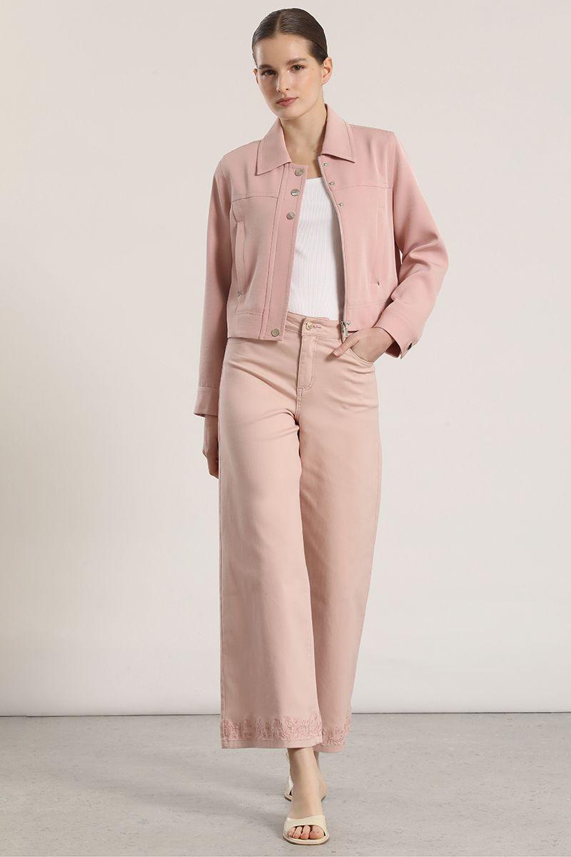 Chaqueta corta Liola mujer rosa-1