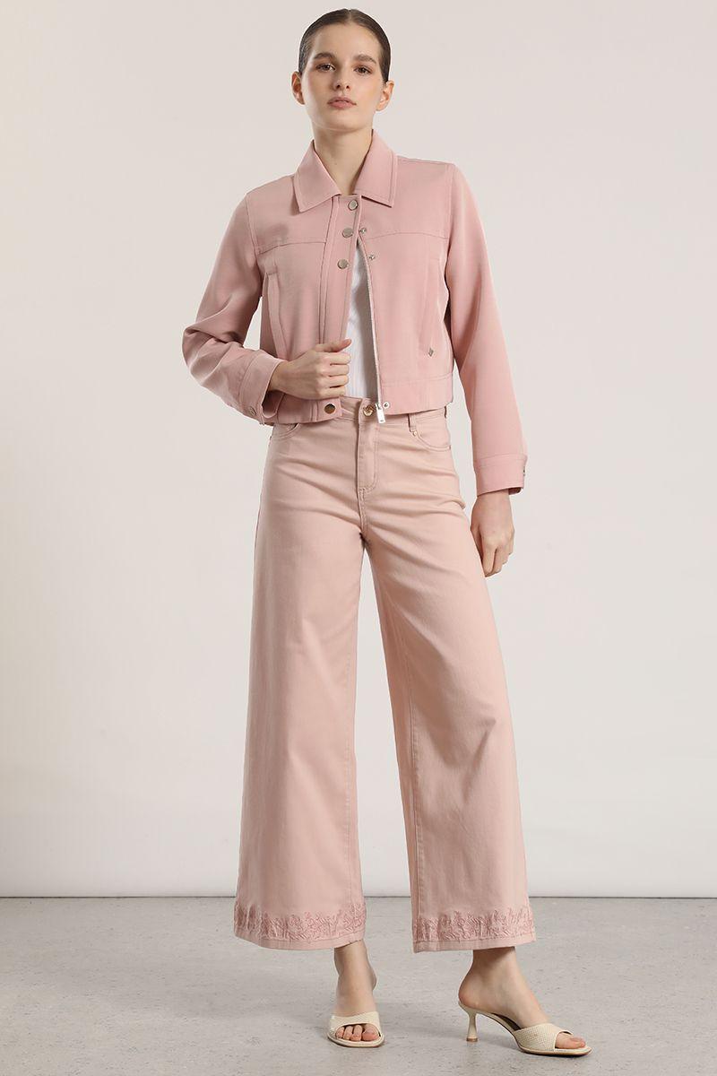 Chaqueta corta Liola mujer rosa-6
