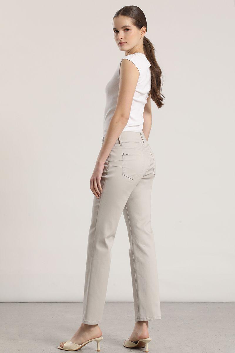 Pantalón pitillo liola mujer gris-3