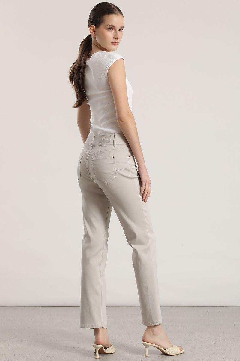 Pantalón pitillo liola mujer gris-4