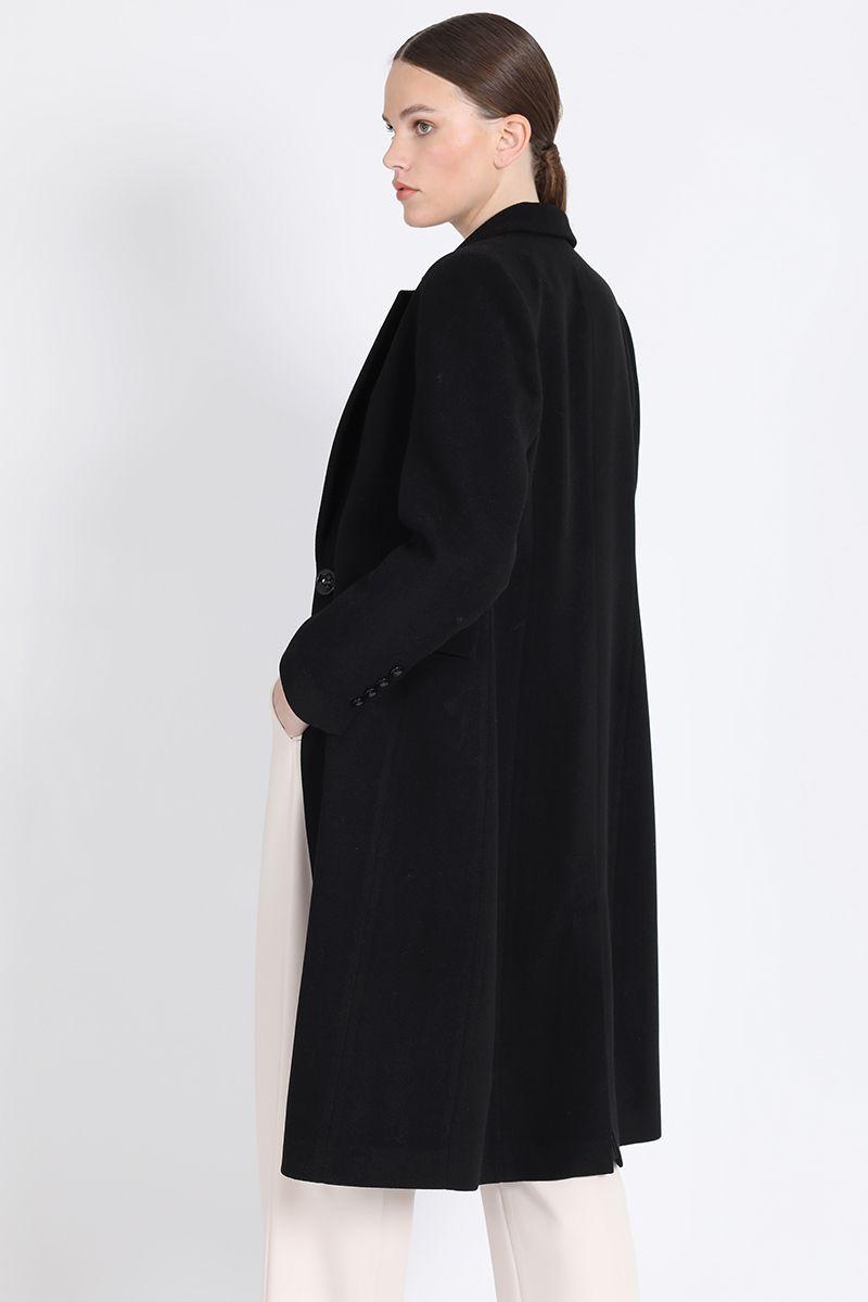 Abrigo Largo Muflon Negro Liola-2