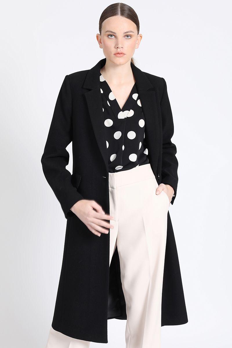 Abrigo Largo Muflon Negro Liola-5