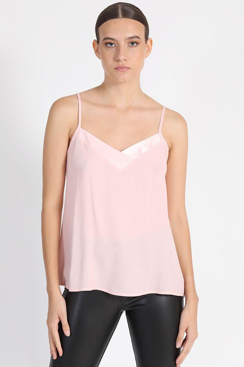 Top Pabilo Satin Rosa  Liola-0
