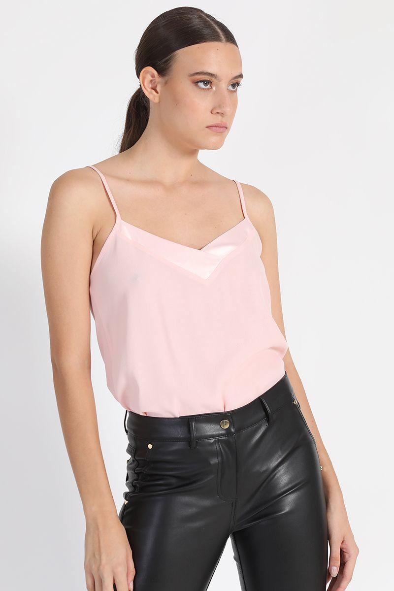 Top Pabilo Satin Rosa  Liola-2