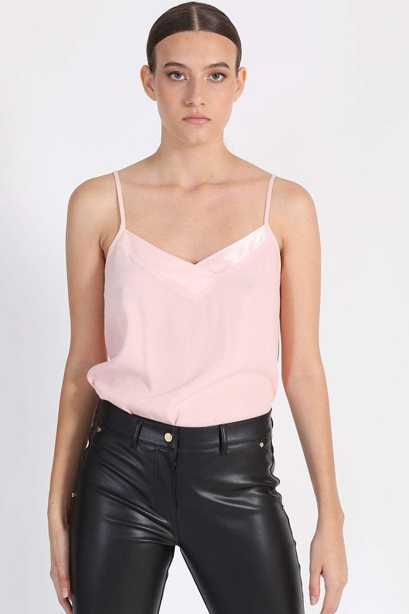 Top Pabilo Satin Rosa  Liola-3
