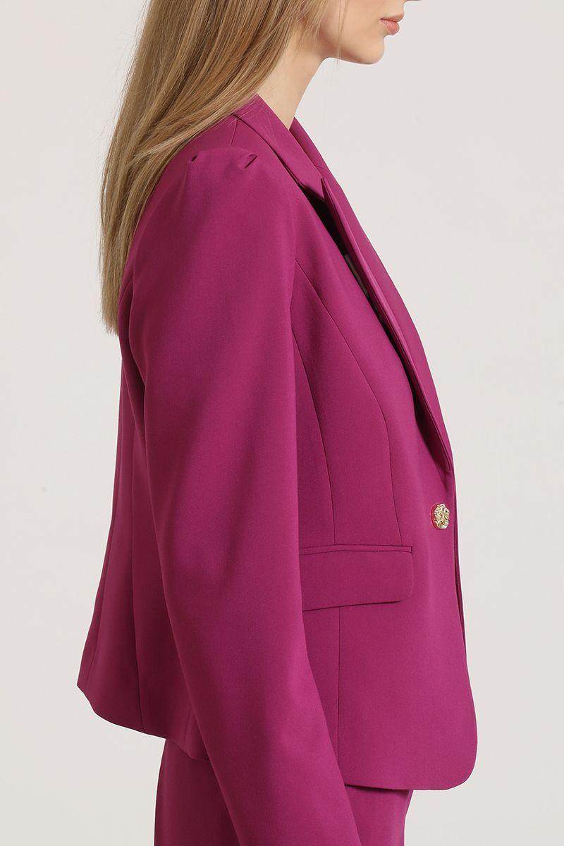 Blazer entallado Liola mujer ciruela-2